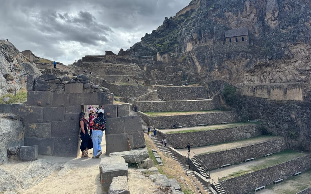 The great stone blocks of the unfinished Sun Temple at Ollantaytambo
